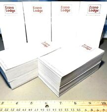 100 VINTAGE ⭐ ECONO LODGE ⭐ OLD HOTEL STATIONARY WRITING DESK SCRATCH PADS PAPER picture