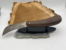 Vintage RARE J.A. Henckels Hawkbill/Pruning knife walnut handle--1081.24 picture