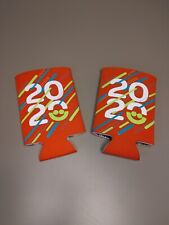 NEW Summerfest 2020 Milwaukee WI Can Holder Beer Coozie Drink Insulator set of 2 picture