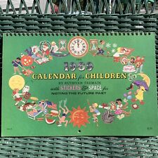 Vintage 1969 full 12 months Calendar By Ruth Tremain in Very Good Condition picture