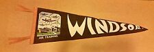 Vintage Aviation WINDSOR Air Training - Airport WW2 Pilot School Pennant Flag picture