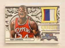 01/25 Terry CUMMINGS 2013-14 Panini CRUSADE NBA Prime Quest #68 JERSEY Clippers  picture