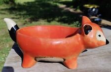 Red Fox Ceramic Figurine and Trinket Bowl 13