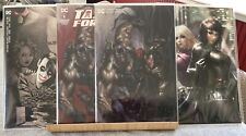 DC 4 Book Lot Task Force Z #1 Virgin & Trade, Batgirls 1 Trade, Joker Presents 1 picture