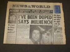 1976 AUGUST 29 NEWS OF THE WORLD (ENGLAND) NEWSPAPER - MILHENCH DUPED - NP 3290 picture