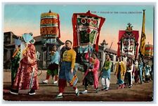 1911 Parade Tongs Chinatown San Francisco California CA Vintage Antique Postcard picture