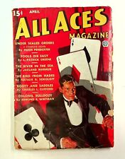 All Aces Magazine Pulp Apr 1936 GD+ 2.5 picture