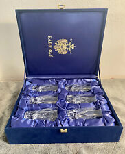 Faberge Atelier Crystal Collection Shot/ Wine/Whiskey Glasses NIB 3 3/4H x 2”W picture
