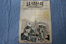 1872 SEPTEMBER 29 LE GRELOT NEWSPAPER - JARDINAGE & POLITIQUE - FRENCH - NP 8602 picture