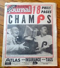 PHILADELPHIA JOURNAL NEWSPAPER Wednesday 10/22/1980 CHAMPS 18 Phils Pages picture