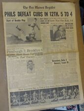 Hank Greenberg Chases Babe Ruth's HR Record 1938 Des Moines Iowa Sports Section picture