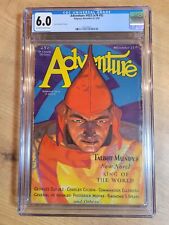 Adventure Pulp Magazine November 1930 CGC 6.0 OW/W Pages Hooded Man Cover picture