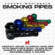 Wholesale Metal Smoking Pipes | Bulk Hand Pipes 5 Colors | Pipe Bundle Wholesale picture