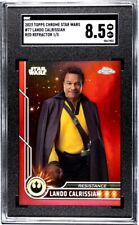 2023 Topps Chrome Lando Calrissian Red Parallel 1/5 SSP Case Hit picture