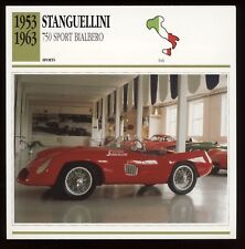 1953 - 1963  Stanguellini 750 Sport Bialbero  Classic Cars Card picture