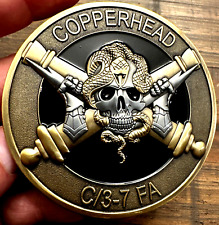 Huge 3” Copperhead C/3 - 7 FA Mint Coin Deep Strike Limited 