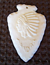 WPA Ceramics / Mandan, North Dakota / Indian Chief Arrowhead Pottery / Rare picture