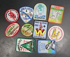 BSA Boy Scouts Of America Vintage Mixed Lot Of 10 1980s-90s Patches & Badges picture