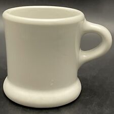 Hall China White Ivory Shaving/Coffee Mug 1930-1970 Made in USA 3.5