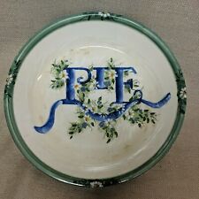 Kathy Hatch Hand-painted Ceramic Pie Plate picture