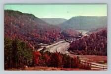 Jellico TN-Tennessee, Panoramic View Of I-75 Vintage Souvenir Postcard picture