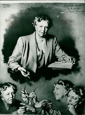 Artistic portrait of Eleanor Roosevelt - Vintage Photograph 3129266 picture