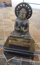Vintage Bronze 8” meditating Buddha picture