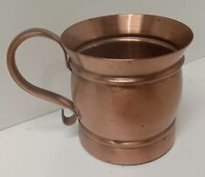 Vintage Gregorian Solid Copper Mug Made in the USA 3.5