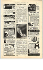 1932 PAPER AD Silver Dome Travel Trailer Coach Wolfe Body Caille Outboard Motor picture