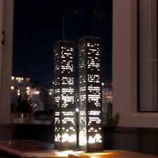 World Trade Center Twin Towers Collectible with Lights 3D printed -New York City picture