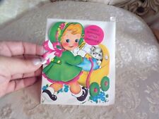VTG Unused Card Greetings Inc Happy Birthday Little Daughter picture