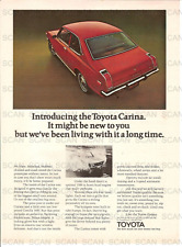 1972 Toyota Carina Vintage Magazine Ad picture