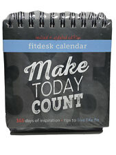 Make Today Count Fitlosophy Fitdesk Calendar 365 Days Of Inspiration Tips  New picture
