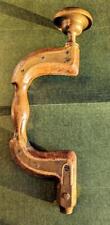 Antique WM Bower plated wood and brass brace solid brass knob Sheffield 1800's picture