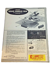 1960's Spec Sheet Tools Industry Machining Air-Vac Bazooka Solder Gobbler Iron picture