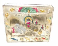 Vintage Enco St. Louis Zoo - Elephant Show - Metal Souvenir Box picture