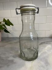 Vintage Dover #80 Thumb Print Bottle with White Ceramic Latch Top picture