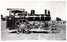 RPPC Steam Engine Tractor Road Locomotive Farming Photo Vtg Postcard - PC5 picture