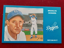 1991 Brooklyn Dodgers, Whitlow Wyatt, Pitcher, No. 3 (of 12), Series #3 MLB RARE picture