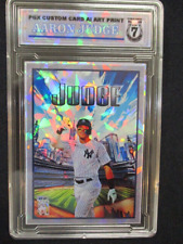2023 AARON JUDGE Cracked Ice Refractor Limited Edition Made By PGX picture