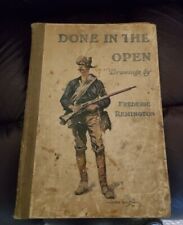 Done In The Open Drawings by Frederic Remington 1902 Edition Rare Antique Book picture