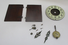 Antique 4” Porcelain Clock Dial Face and some other pieces picture
