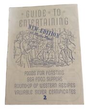 Vtg General Mills Martha Meade Guide to Entertaining Recipe Fold Out Book E18 picture