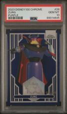 ZURG PSA 10 2023 TOPPS CHROME DISNEY 100 #28 PURPLE REFRACTOR/299 Toy Story picture