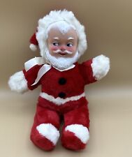 Vintage Rushton Rubber Face Santa Claus Doll Christmas Decoration 1950s Stuffed picture