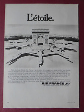 3/1980 PUB AIR FRANCE AIRLINE ETOILE CHAMPS ELYSEES CONCORDE BOING FRENCH AD picture