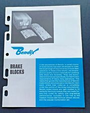 Vintage Bendix Brake Blocks Advertisement picture