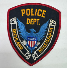 Richland Police Mississippi MS Patch U9 picture
