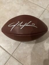 Dan Marino Signed Autographed Wilson NFL Full Size Football mounted memories picture