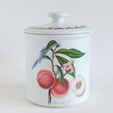 PORTMEIRION POMONA BRITANNICA PRINCESS OF FRUIT 8” ROYAL GEORGE CANISTER W/ LID picture